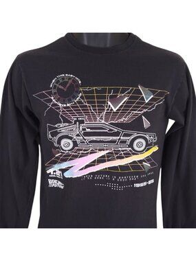 Back To The Future T Shirt Mens Size Small Black Your Future Is What You Make It